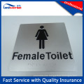 Custom Plastic Tactile Toilet Signs